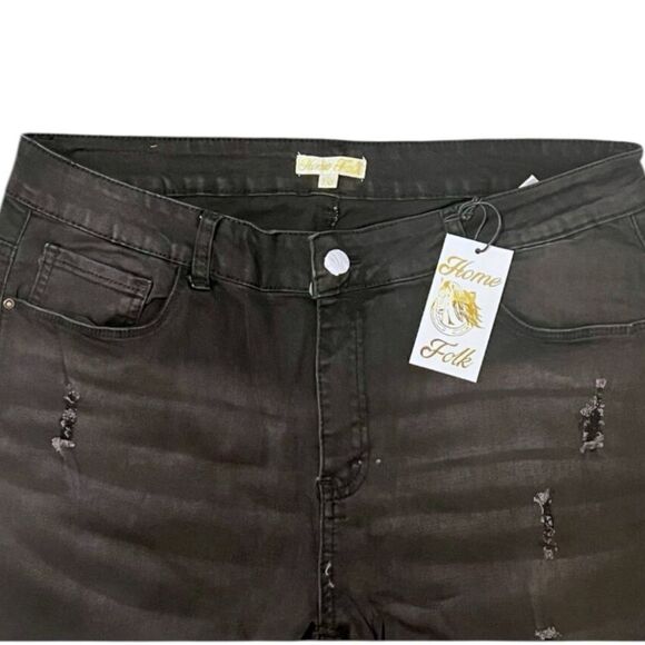 HomeFolk/L&B Plus Size Blacksmith Bell Bottom Flare Jeans NEW - Picture 9 of 16